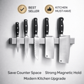 Orvella™ Stainless steel magnetic knife holder wall mounted