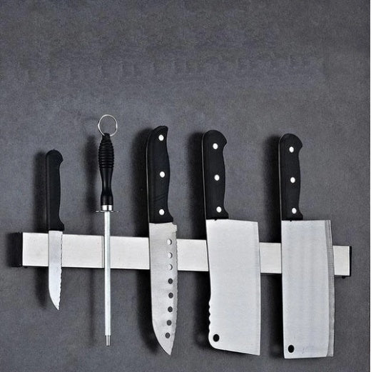 Orvella™ Stainless steel magnetic knife holder wall mounted